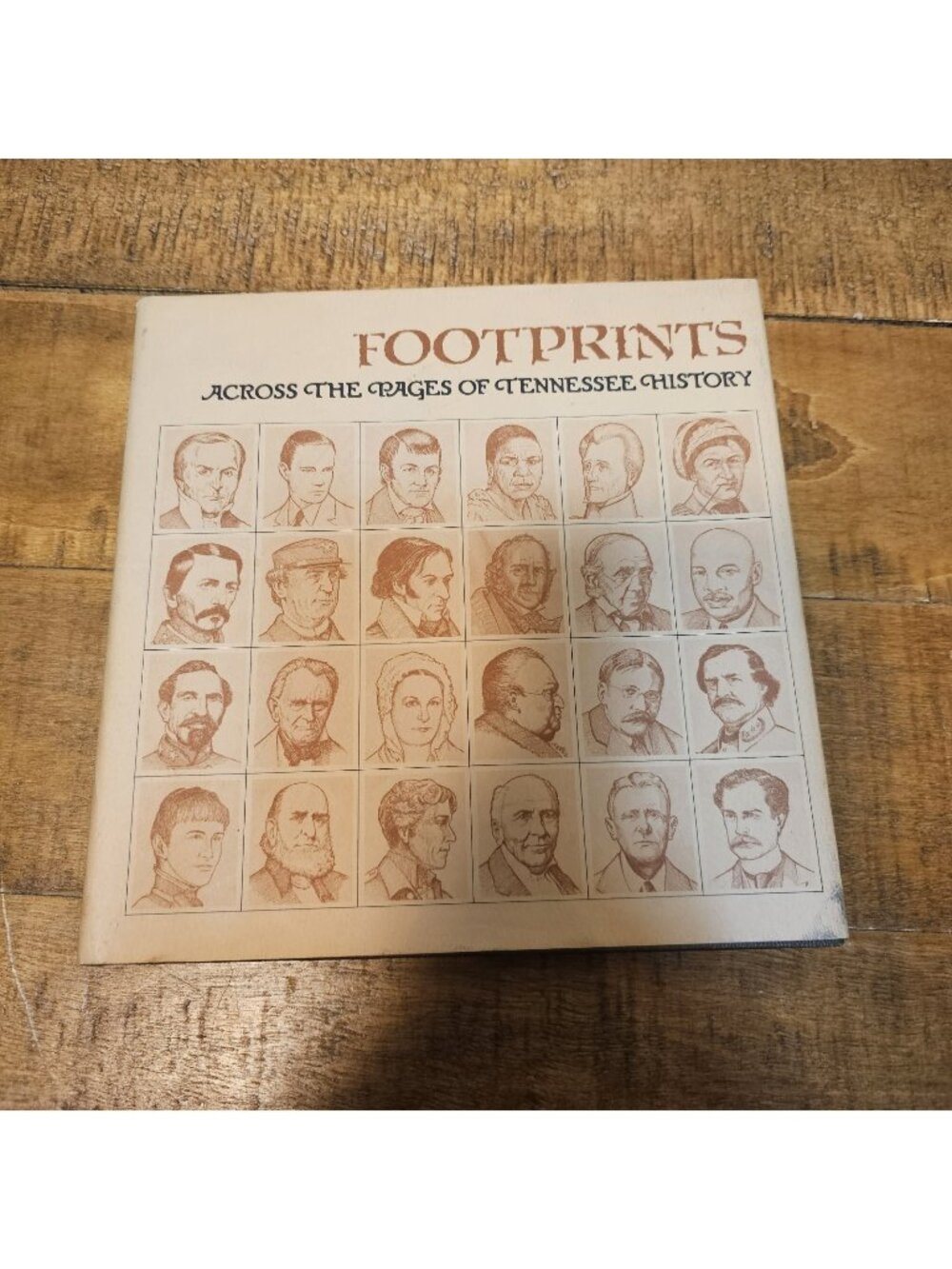 1976 Footprints Across The Pages of Tennessee History 24 Famous People HC